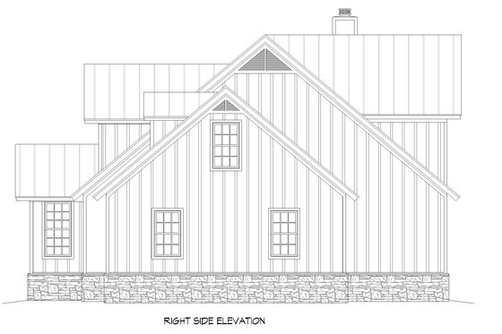 Exterior - Other Elevation 1 for Country House Plan #932-258 - 3 bed, 2.5 bath