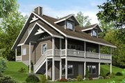 Cabin Style House Plan - 3 Beds 2.5 Baths 1949 Sq/Ft Plan #117-644 