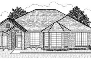 Traditional Exterior - Front Elevation Plan #65-407