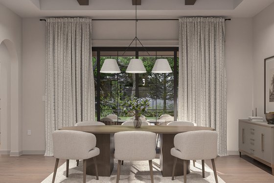 Interior - Dining Room for Cottage House Plan #455-784 - 3 bed, 2.5 bath