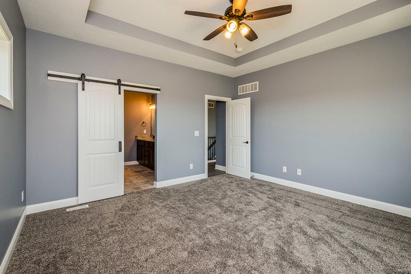 Architectural House Design - Interior - Master Bedroom 1 for Ranch House Plan #70-1484 - 2 bed, 2 bath