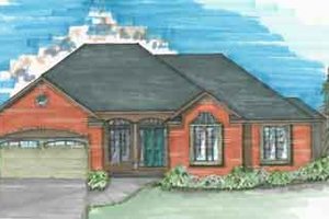 Traditional Exterior - Front Elevation Plan #136-105