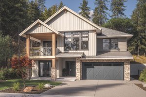 Farmhouse Exterior - Front Elevation Plan #1100-62