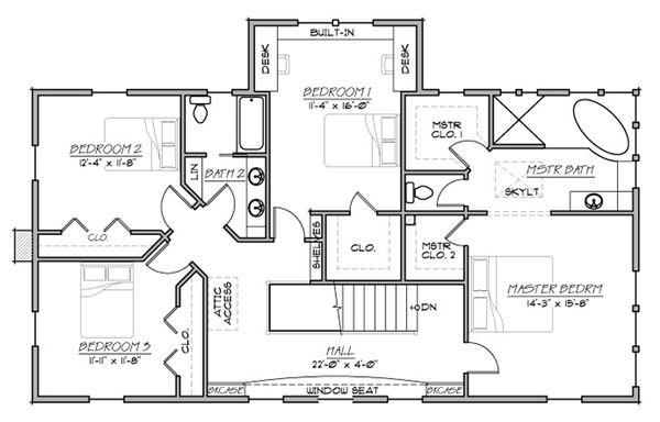 House Blueprint - Farmhouse plan