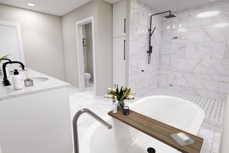 Home Plan - Interior - Master Bathroom 1 for Modern House Plan #51-1281 - 5 bed, 3.5 bath
