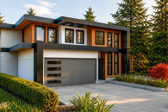 Exterior - Other Elevation for Contemporary House Plan #1101-70 - 3 bed, 3.5 bath