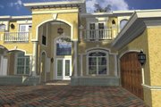 Mediterranean Style House Plan - 5 Beds 5.5 Baths 6055 Sq/Ft Plan #420-299 