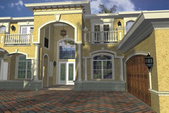 Exterior - Other Elevation for Mediterranean House Plan #420-299 - 5 bed, 5.5 bath
