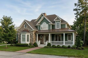 Exterior - Front Elevation for Victorian House Plan #930-180 - 3 bed, 3 bath