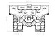 European Style House Plan - 3 Beds 2 Baths 10456 Sq/Ft Plan #138-266 