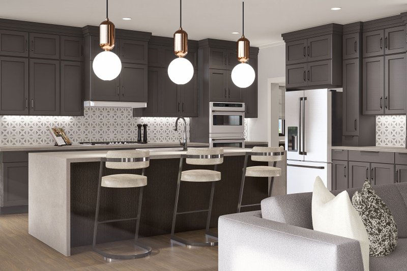 Dream House Plan - Interior - Kitchen for Modern House Plan #455-444 - 4 bed, 3.5 bath