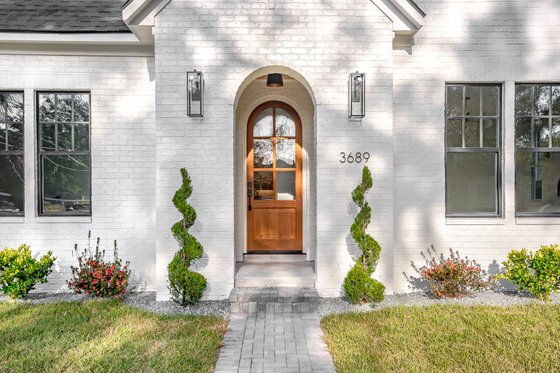 Exterior - Front Elevation 4 for Traditional House Plan #461-82 - 4 bed, 3 bath