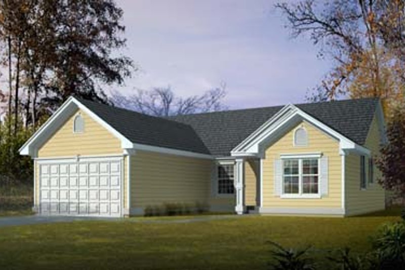 Dream House Plan - Ranch Exterior - Front Elevation Plan #100-412