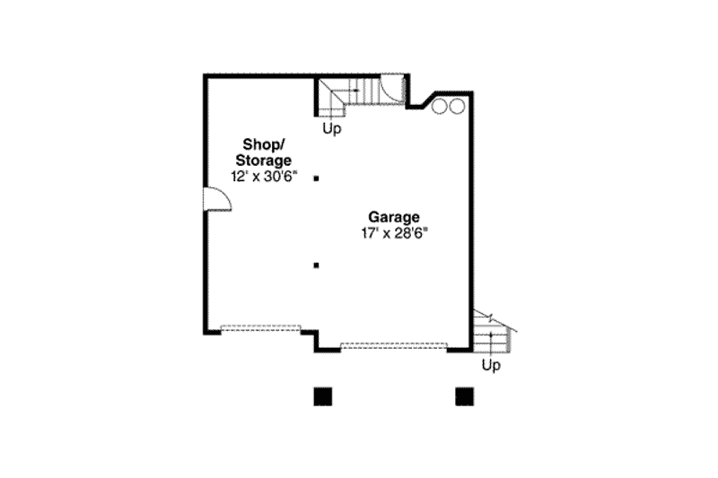Home Plan - Floor Plan - Other Floor for Contemporary House Plan #124-323 - 2 bed, 2 bath