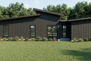Modern Style House Plan - 3 Beds 2 Baths 1394 Sq/Ft Plan #923-451 Exterior 