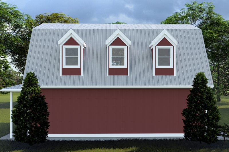 House Design - Exterior - Other Elevation 5 for Country House Plan #1060-228, 0 bath