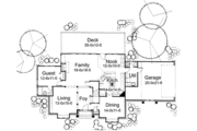 European Style House Plan - 3 Beds 3 Baths 3215 Sq/Ft Plan #120-161 