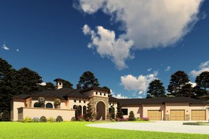 Exterior - Other Elevation for European House Plan #923-208 - 3 bed, 3.5 bath