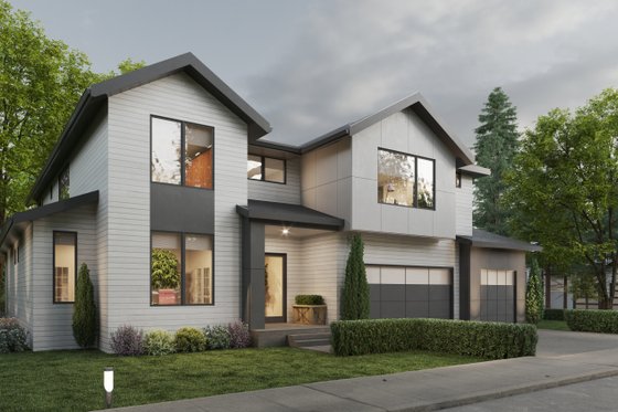 Exterior - Other Elevation for Traditional House Plan #1066-170 - 5 bed, 4.5 bath