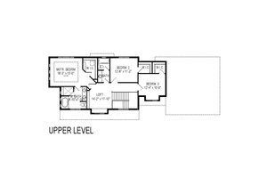 Floor Plan - Upper Floor for Craftsman House Plan #920-9 - 5 bed, 3.5 bath