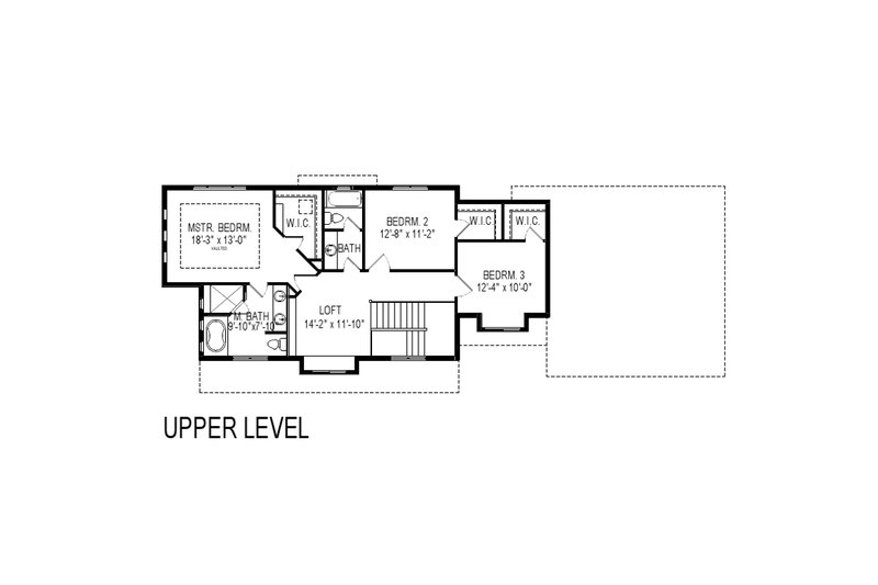 Dream House Plan - Floor Plan - Upper Floor for Craftsman House Plan #920-9 - 5 bed, 3.5 bath