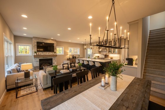 Interior - Dining Room for Craftsman House Plan #51-1515 - 3 bed, 2.5 bath