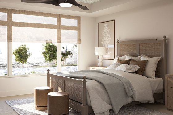 Interior - Master Bedroom for Cottage House Plan #455-210 - 4 bed, 3 bath