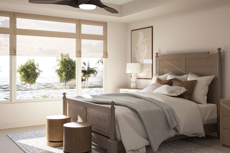 Architectural House Design - Interior - Master Bedroom for Cottage House Plan #455-210 - 4 bed, 3 bath
