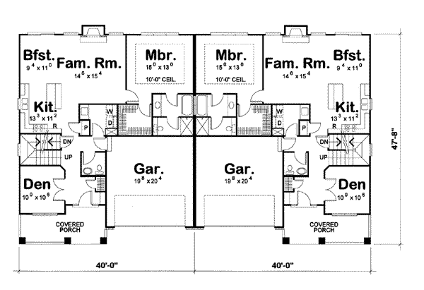 Cottage Floor Plan - Main Floor Plan #20-1346