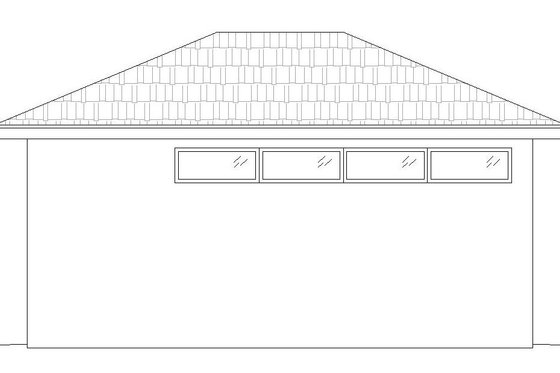 Exterior - Other Elevation for Modern House Plan #932-182, 1 bath