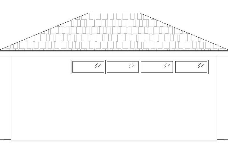 Dream House Plan - Exterior - Other Elevation for Modern House Plan #932-182, 1 bath