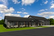 Barndominium Style House Plan - 3 Beds 3 Baths 1800 Sq/Ft Plan #1084-1 