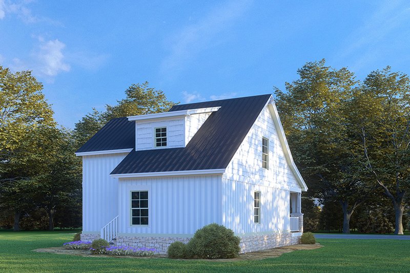 Dream House Plan - Exterior - Rear Elevation 1 for Country House Plan #923-280 - 3 bed, 2 bath