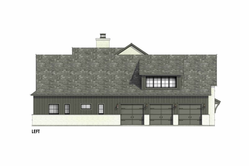 Architectural House Design - Exterior - Other Elevation for Tudor House Plan #1096-50 - 4 bed, 3.5 bath