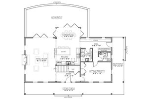Country style house plan, Farmhouse floorplan