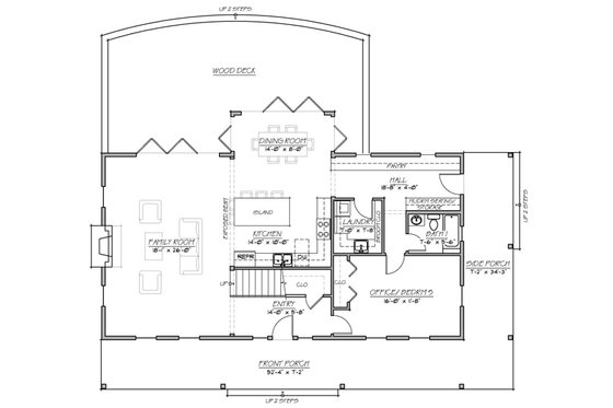Country style house plan, Farmhouse floorplan