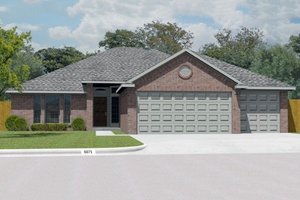 Traditional Exterior - Front Elevation Plan #65-298
