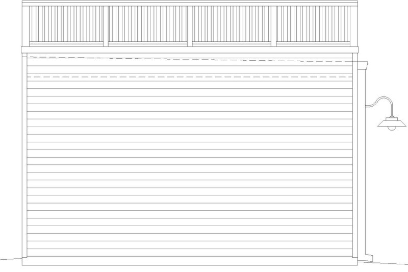 Home Plan - Exterior - Other Elevation for Contemporary House Plan #932-52, 0 bath