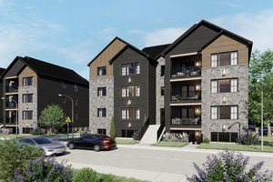 House Design - Contemporary Exterior - Front Elevation Plan #23-2885