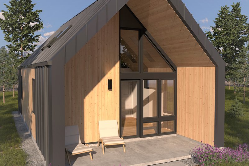 House Plan Design - Modern Exterior - Front Elevation Plan #895-146