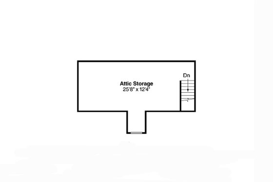 Floor Plan - Upper Floor for Traditional House Plan #124-653, 0 bath