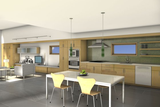 Interior - Other 4 for Modern House Plan #497-22 - 2 bed, 2 bath