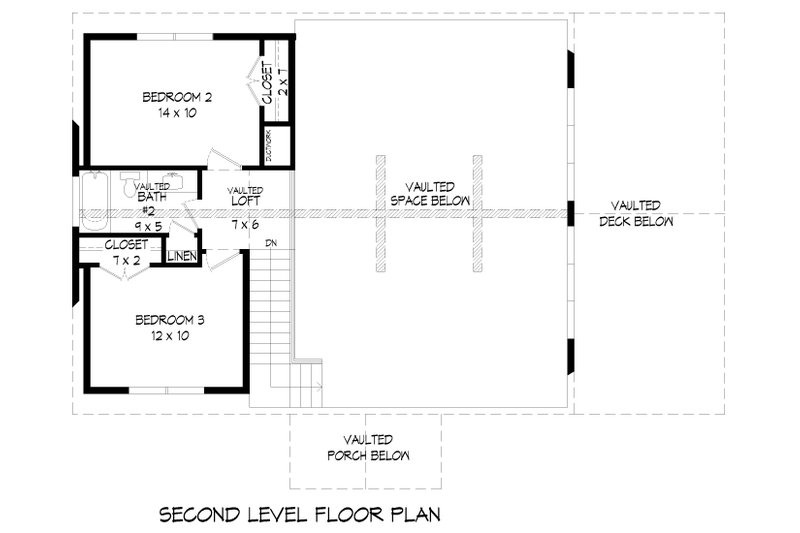 House Plan Design - Floor Plan - Upper Floor for Traditional House Plan #932-463 - 4 bed, 3.5 bath