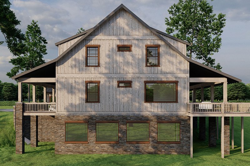 Home Plan - Exterior - Other Elevation for Farmhouse House Plan #923-329 - 5 bed, 3 bath