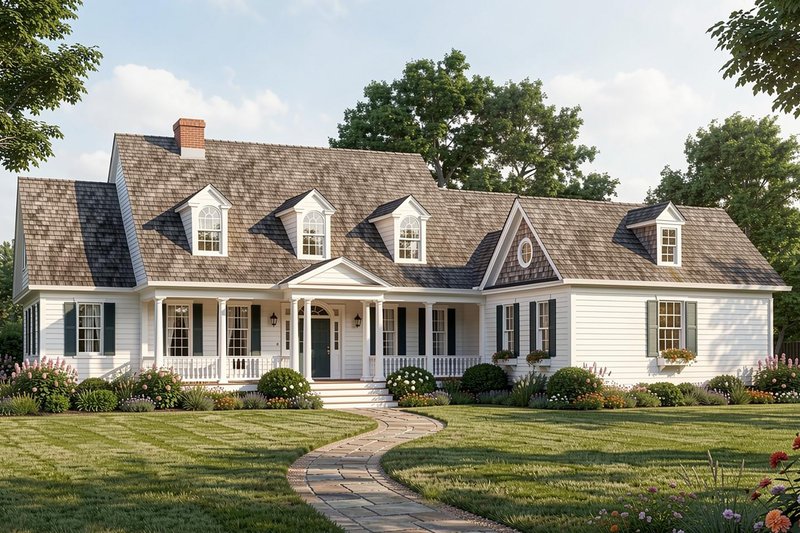 House Blueprint - Cottage Photo Plan #137-387