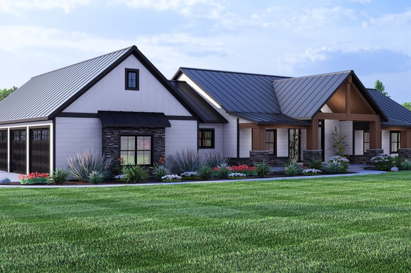 Architectural House Design - Exterior - Other Elevation for Barndominium House Plan #1064-302 - 3 bed, 2.5 bath