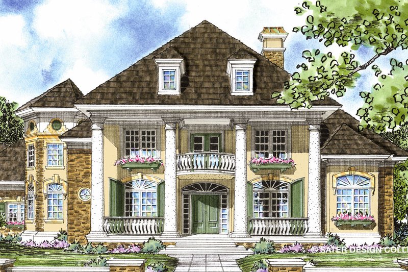 Architectural House Design - Classical Exterior - Front Elevation Plan #930-269