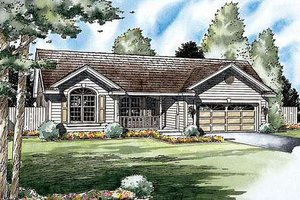 Traditional Exterior - Front Elevation Plan #312-553