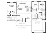 Craftsman Style House Plan - 3 Beds 3 Baths 2023 Sq/Ft Plan #117-990 