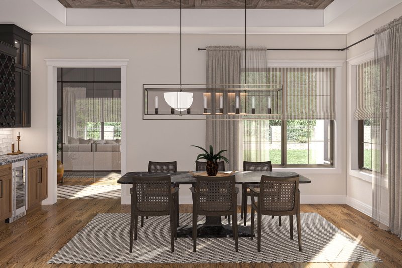 House Design - Interior - Dining Room for Modern House Plan #455-450 - 5 bed, 4.5 bath